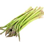Asparagus tips green